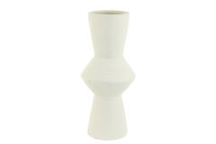 Vaas deco doorsnee 22,5x50,5cm Ayla ceramics cream